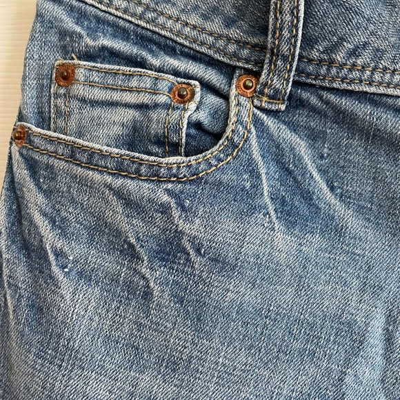 Very cute retro  design cropped jeans with some cute laces. US size about S - Picture 2 of 7